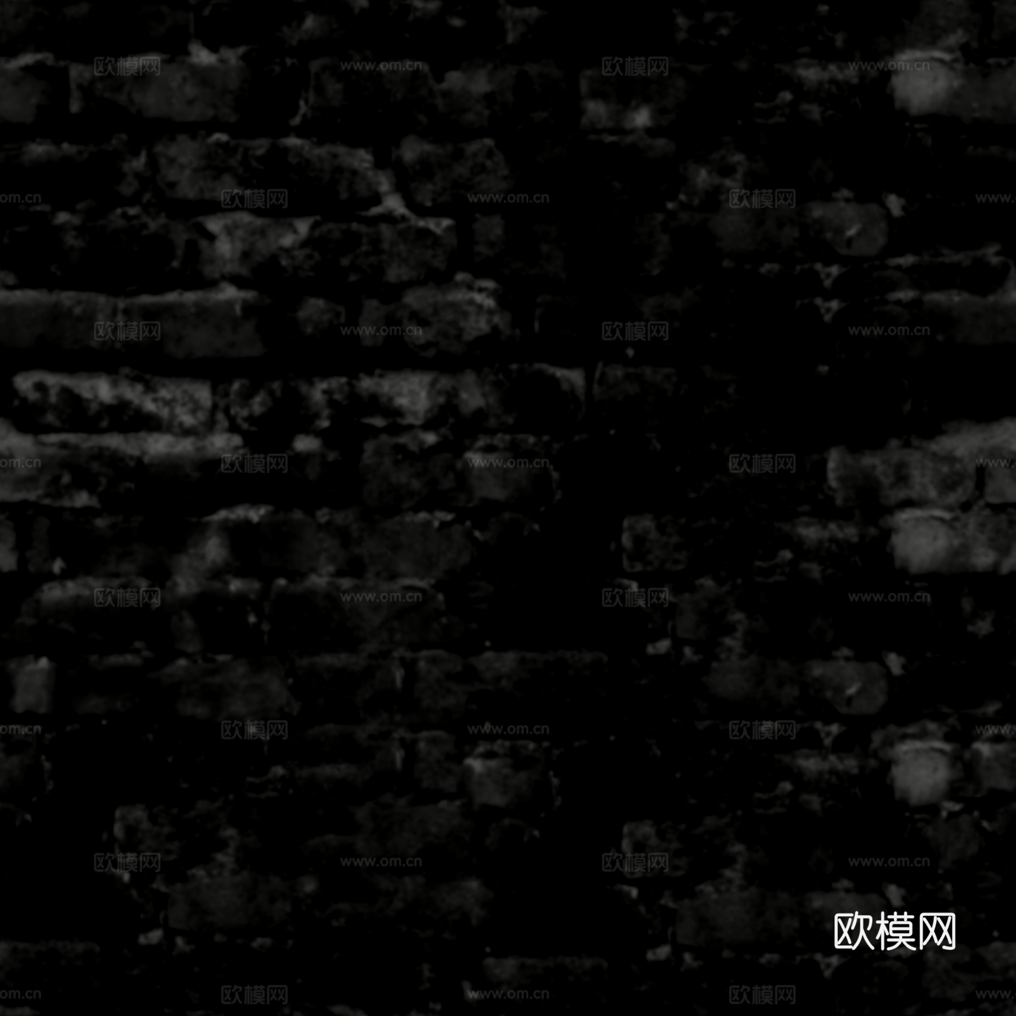 破旧红砖墙砖户外砖 PBR材质贴图 2k