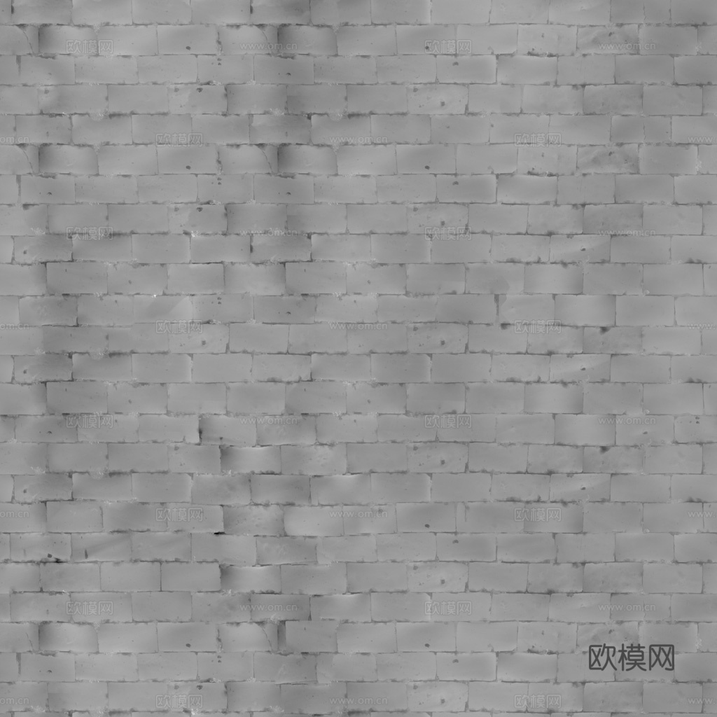 无缝红砖砖墙砖地老旧红砖 PBR材质贴图 1k
