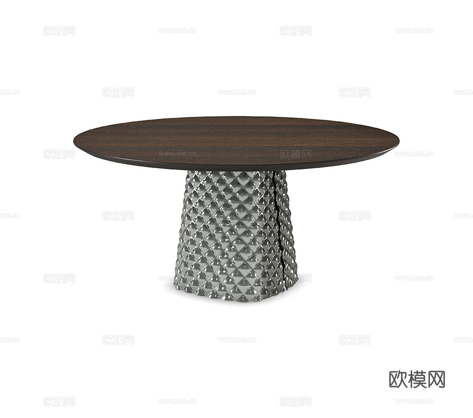 Cattelan Italia 意式圆餐桌3d模型下载（渲染图1）