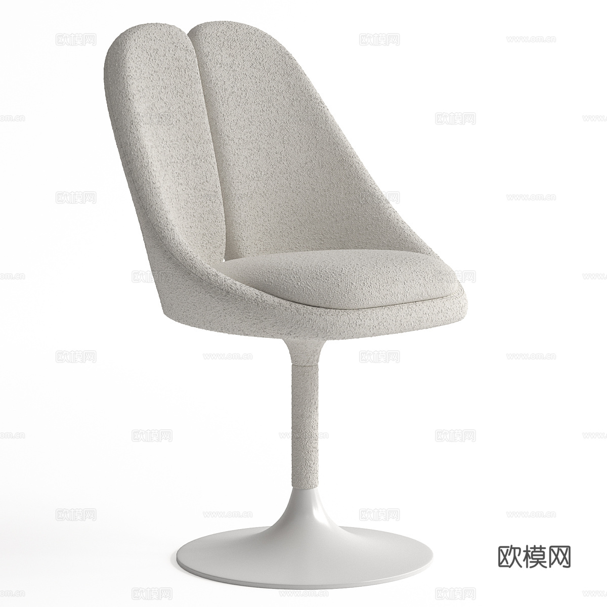 现代意式 Bobois Qiss 单椅3d模型下载（渲染图3）