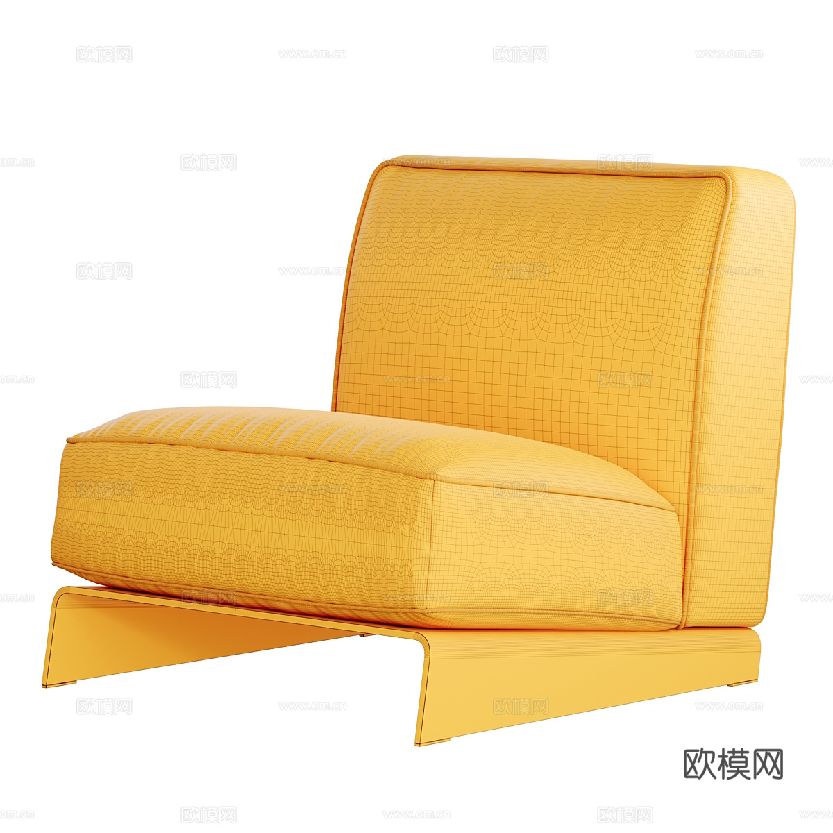 现代Desiree单人沙发3d模型