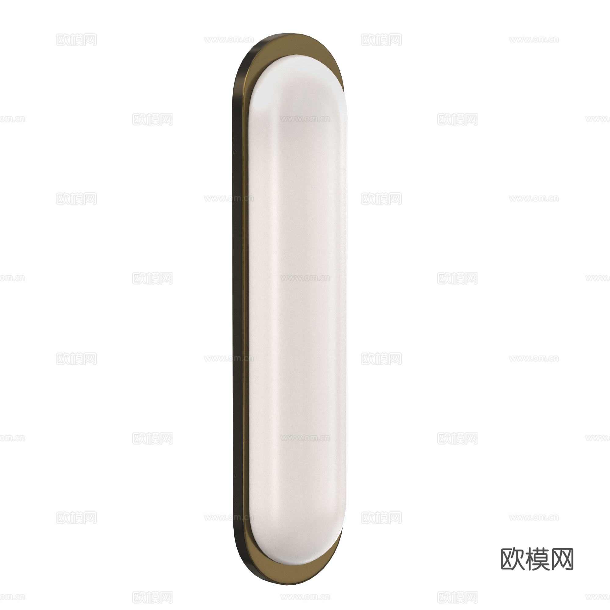 新中式轻奢 Bode 黄铜壁灯3d模型下载（渲染图2）