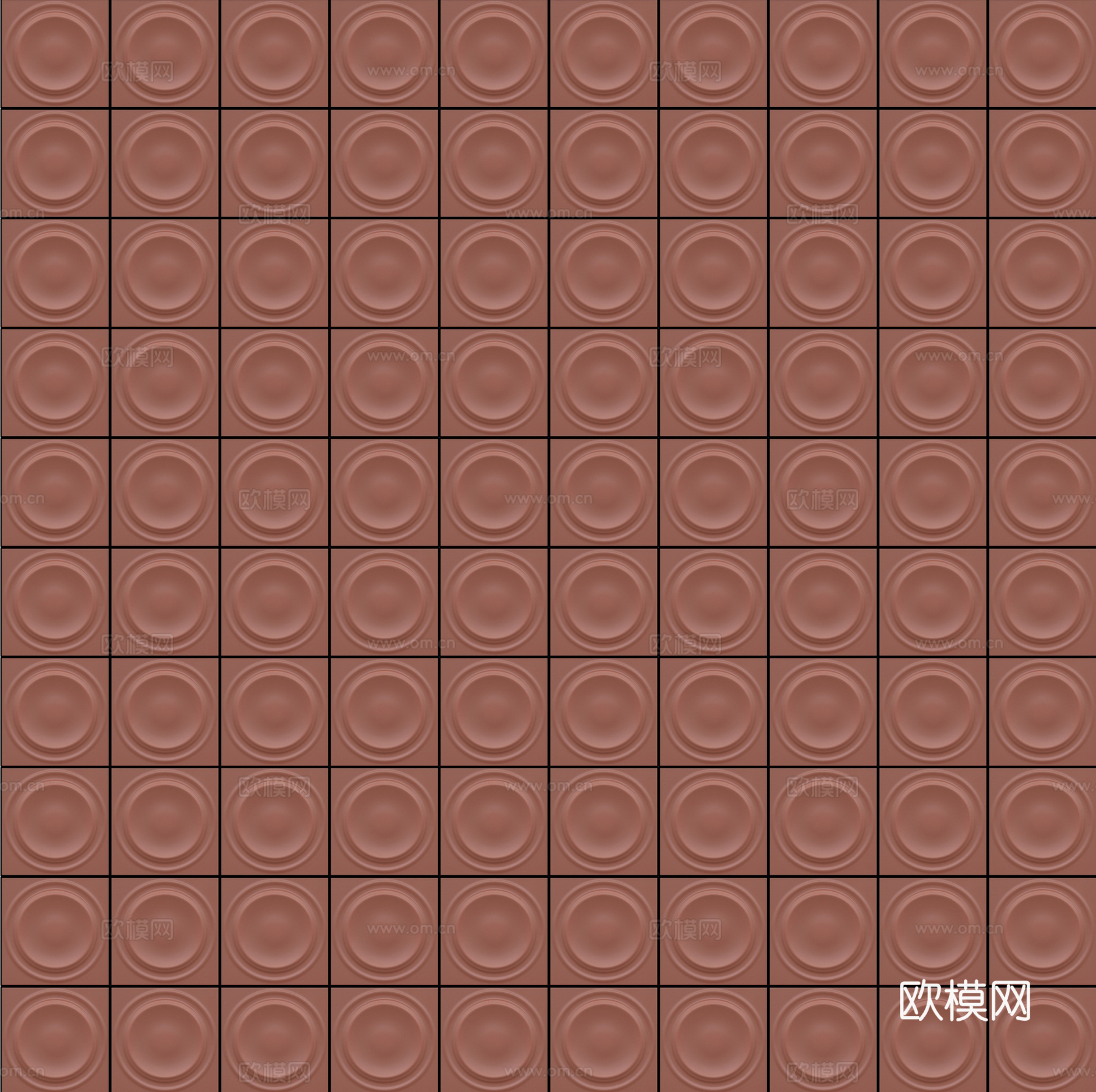 立体墙砖 九宫格网红空心砖 水泥构件 面包砖su模型