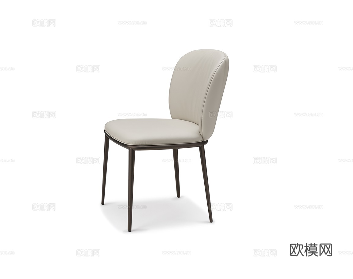 Cattelan Italia 意式餐椅3d模型下载（渲染图1）