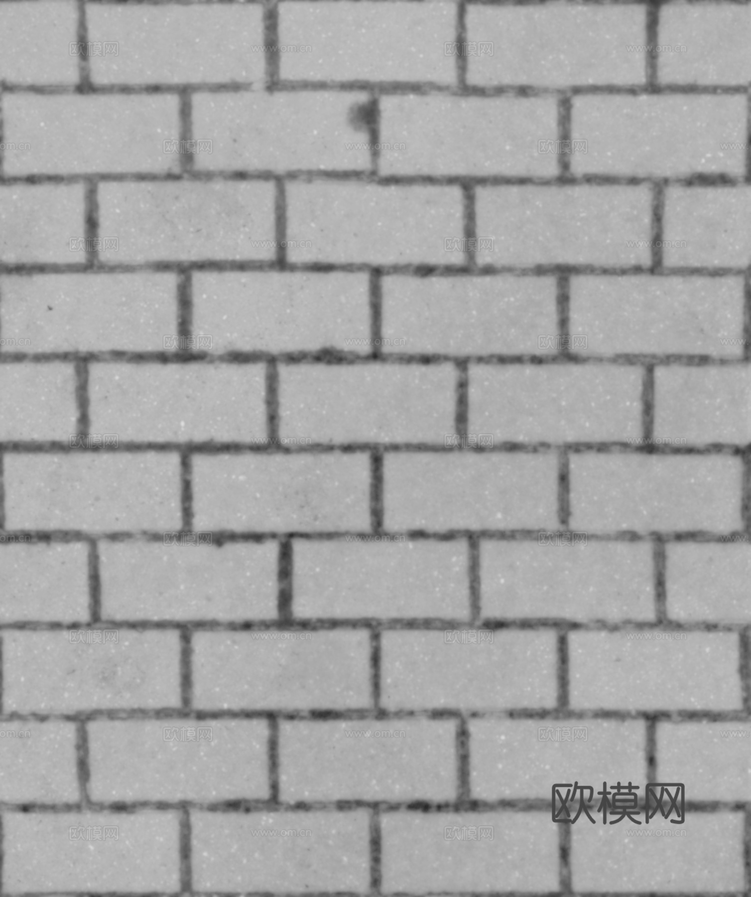 无缝水泥砖地砖户外砖 PBR材质贴图 2k