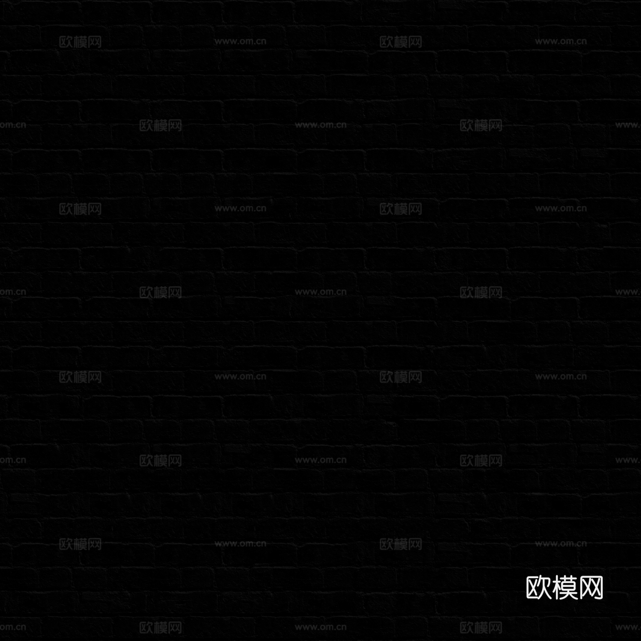 无缝白色墙砖户外砖 PBR材质贴图 2k