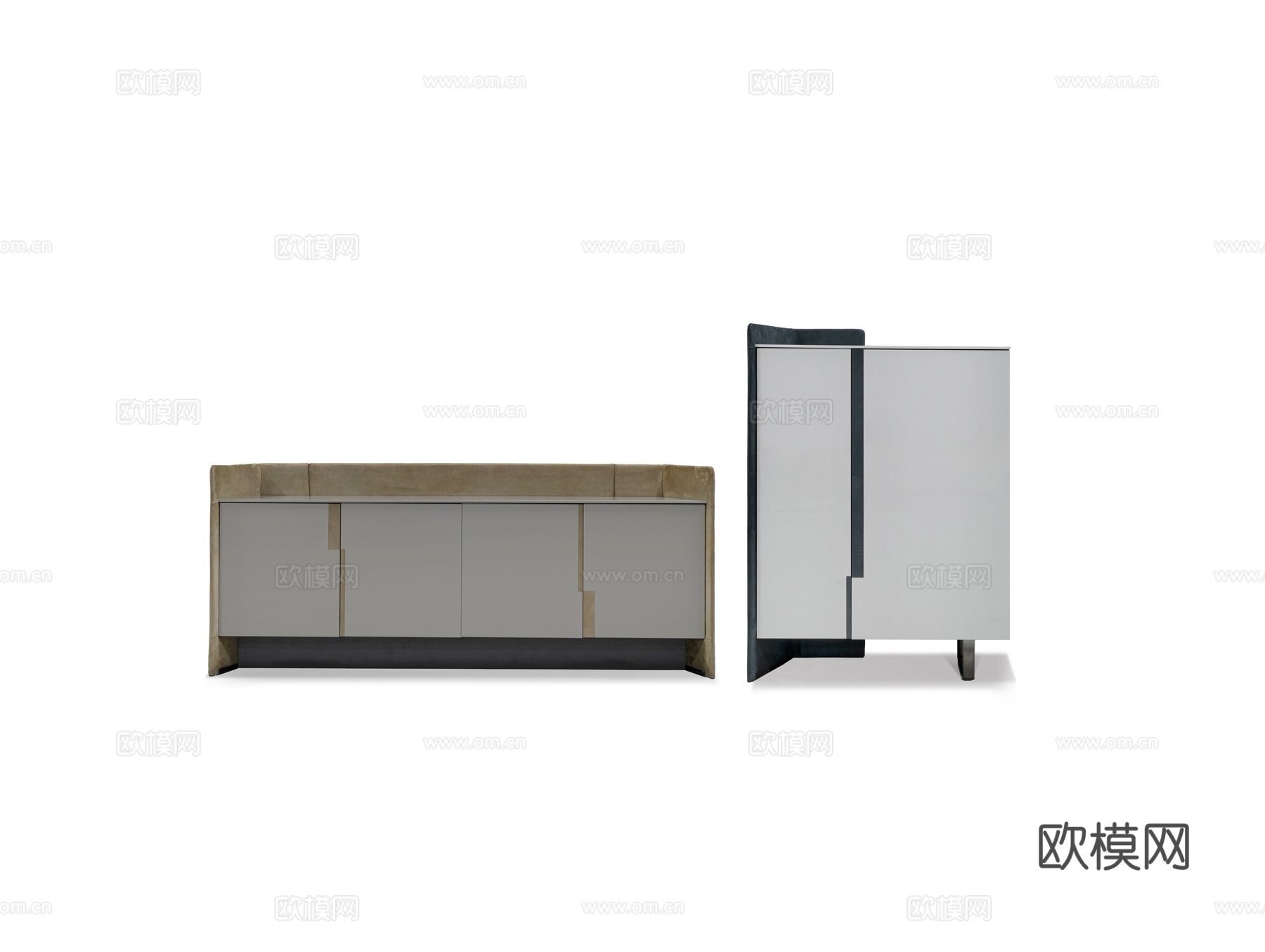 cierre 餐边柜3d模型下载