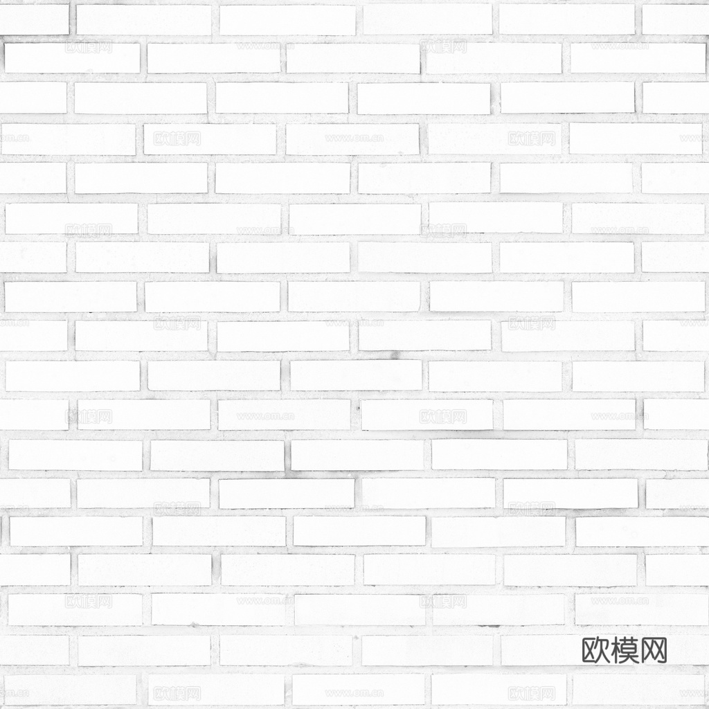 无缝红砖砖墙 PBR材质贴图 1k