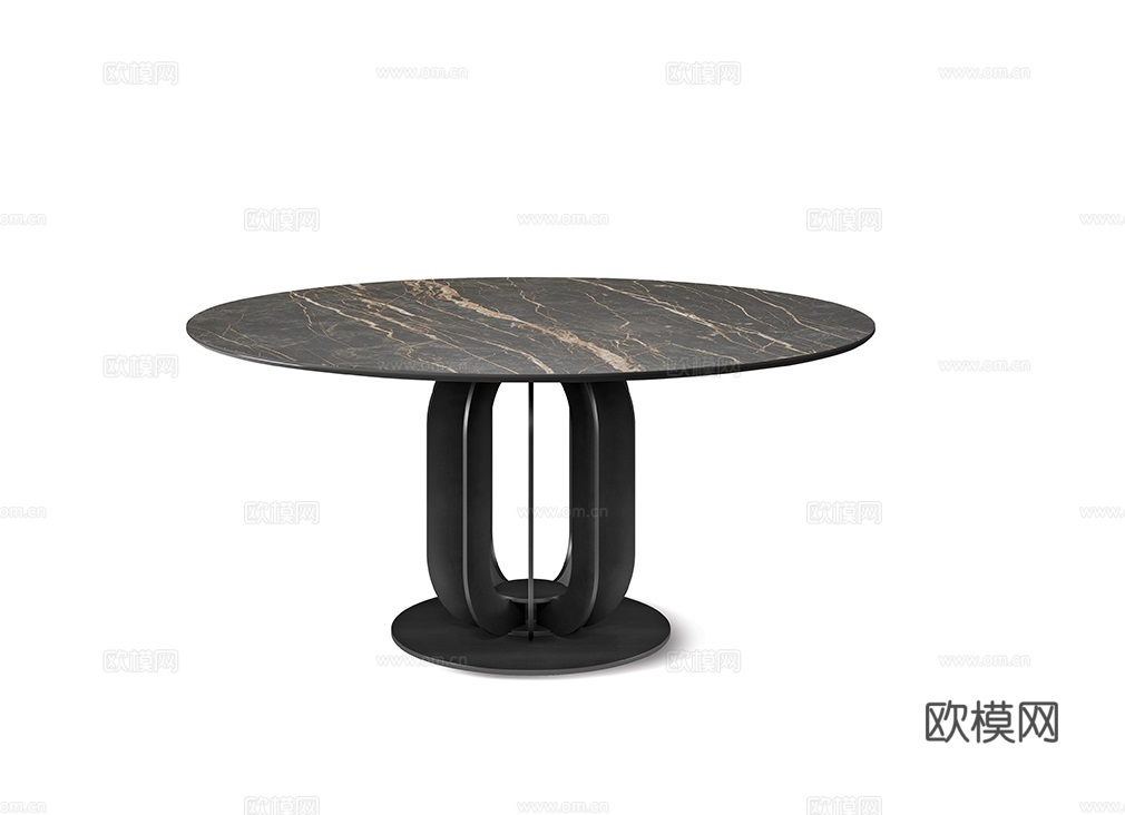 Cattelan Italia 意式圆餐桌3d模型下载