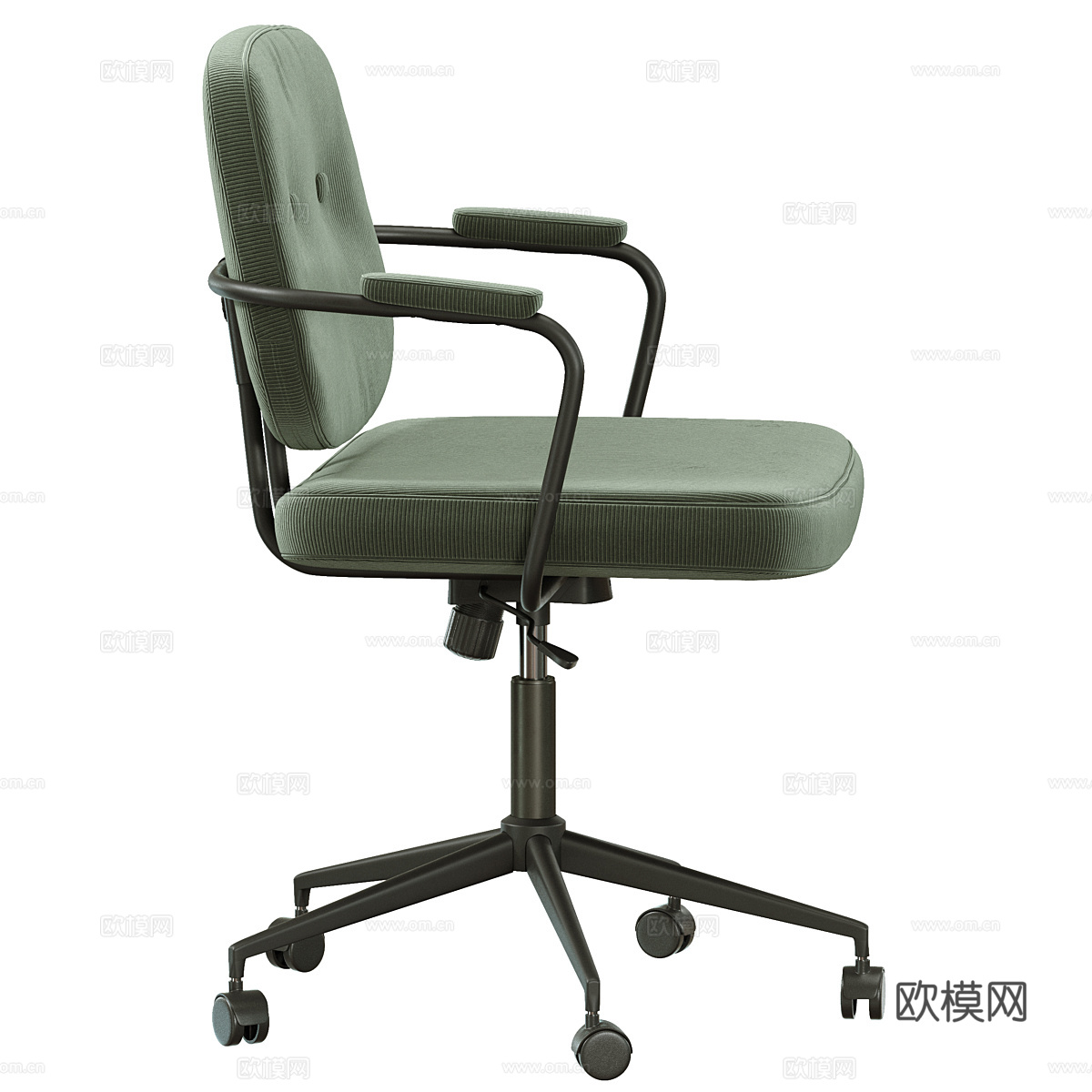 现代意式 Felipe 办公椅3d模型