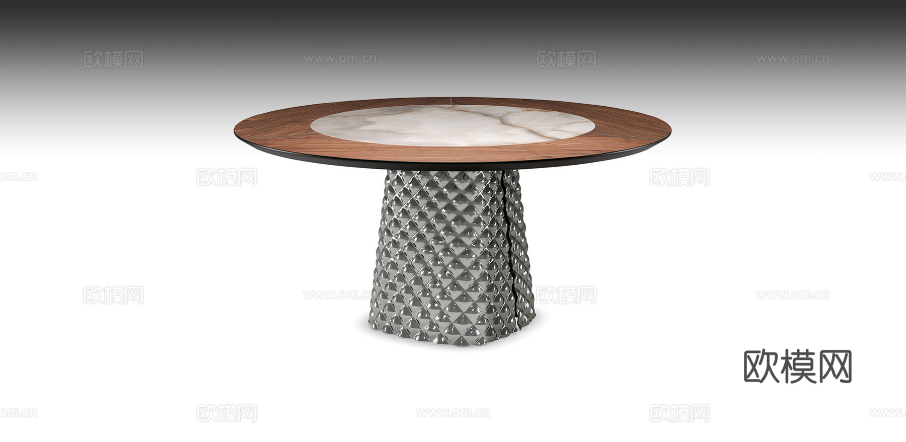Cattelan Italia 意式圆餐桌3d模型下载（渲染图2）
