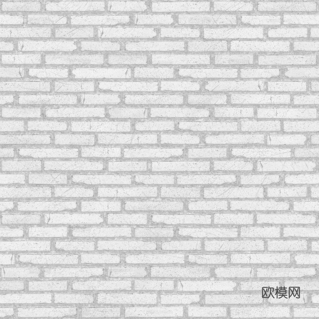无缝红砖砖墙老旧砖墙 PBR材质贴图 1k