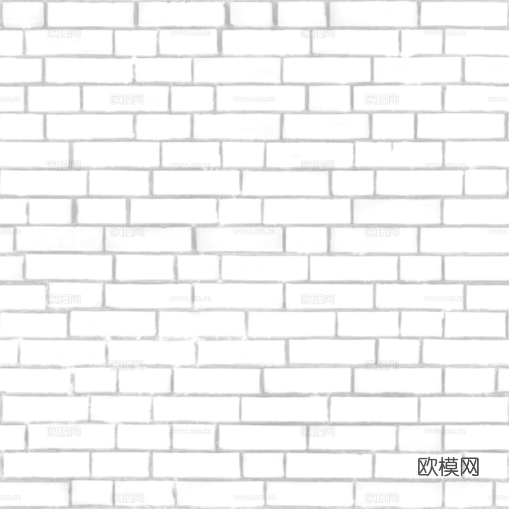 无缝红砖砖墙 PBR材质贴图 1k