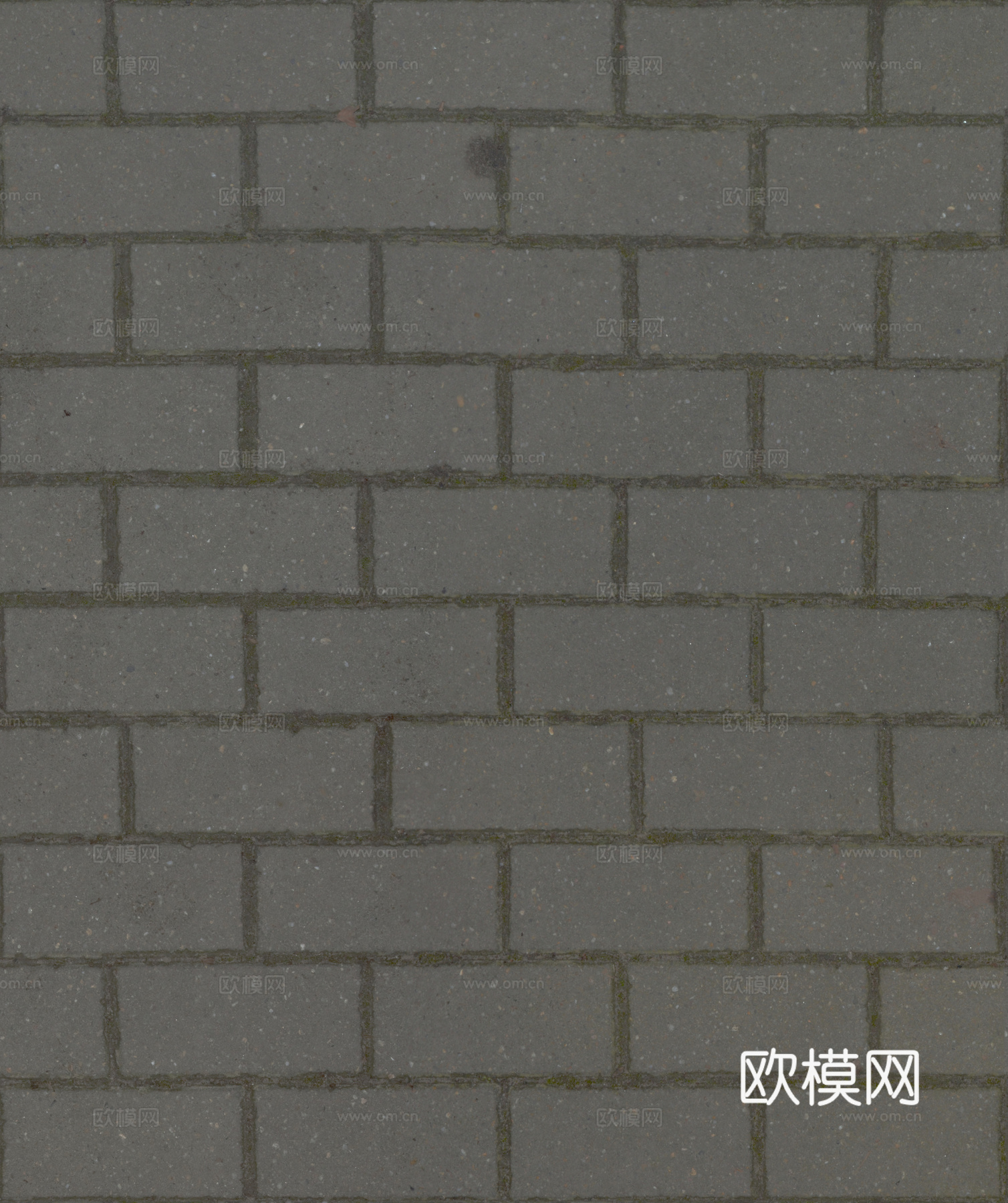 无缝水泥砖地砖户外砖 PBR材质贴图 2k
