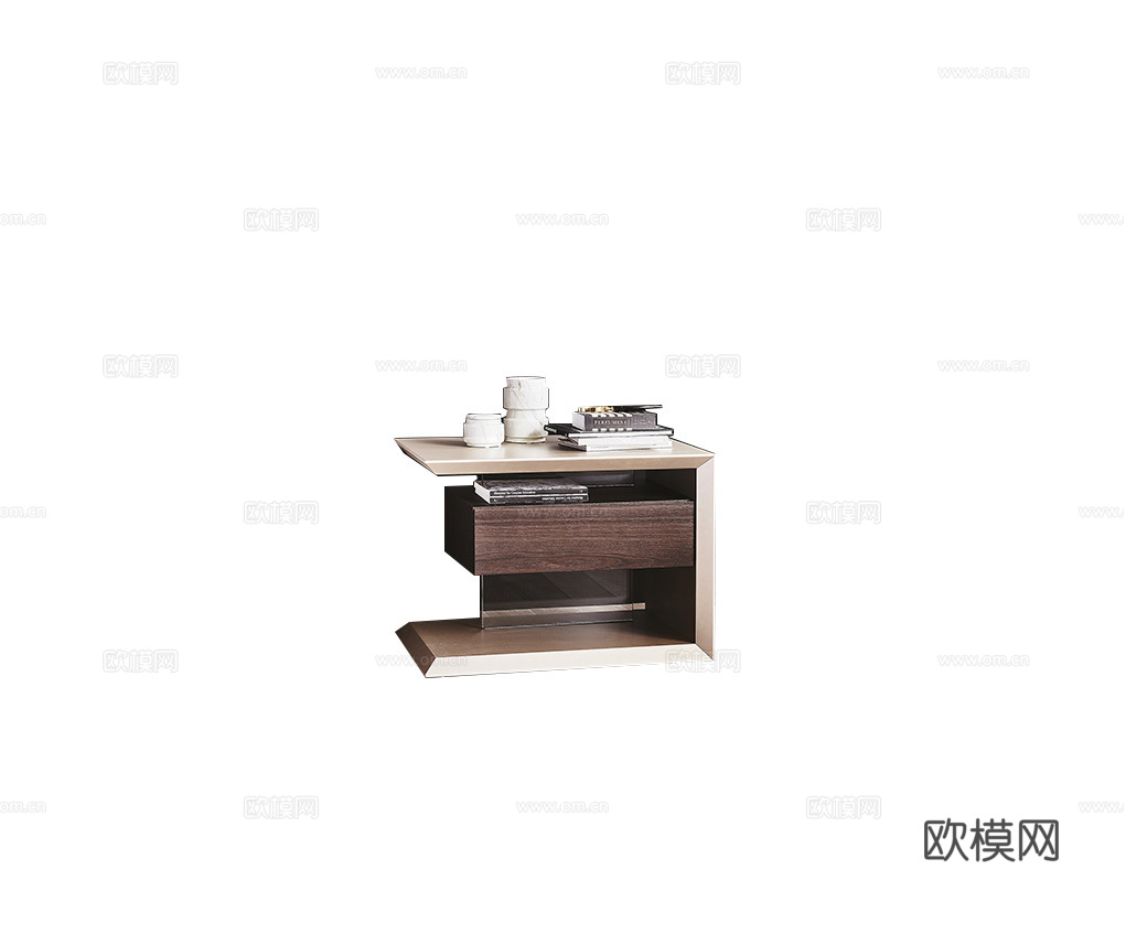 Cattelan Italia 意式床头柜3d模型下载