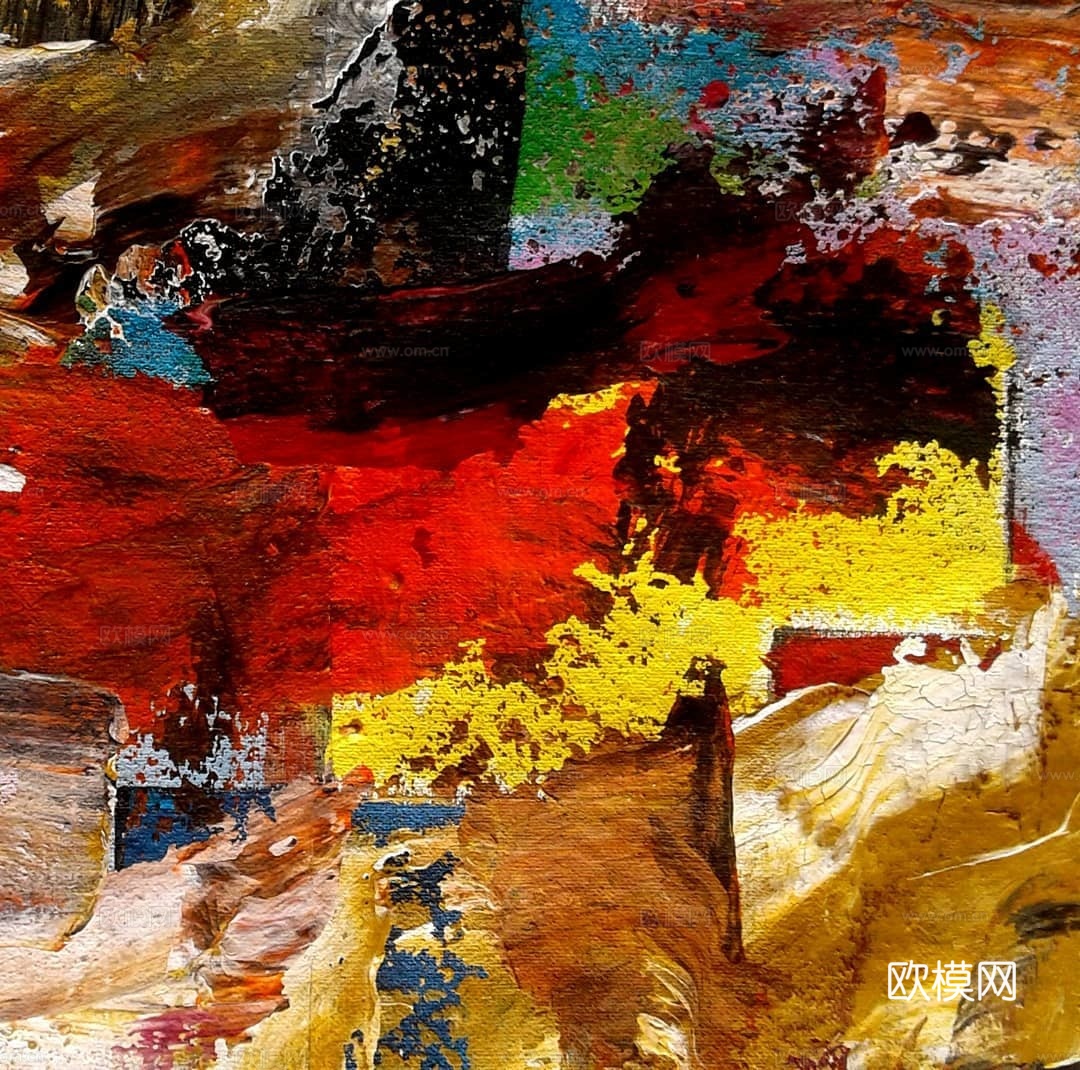 现代装饰画 油画 抽象画 人物动物画 艺术画