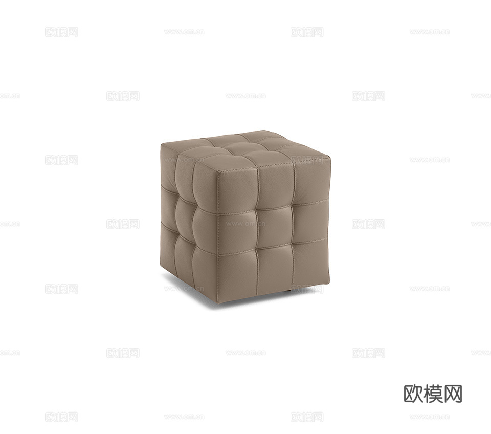 Cattelan Italia 意式沙发凳3d模型下载