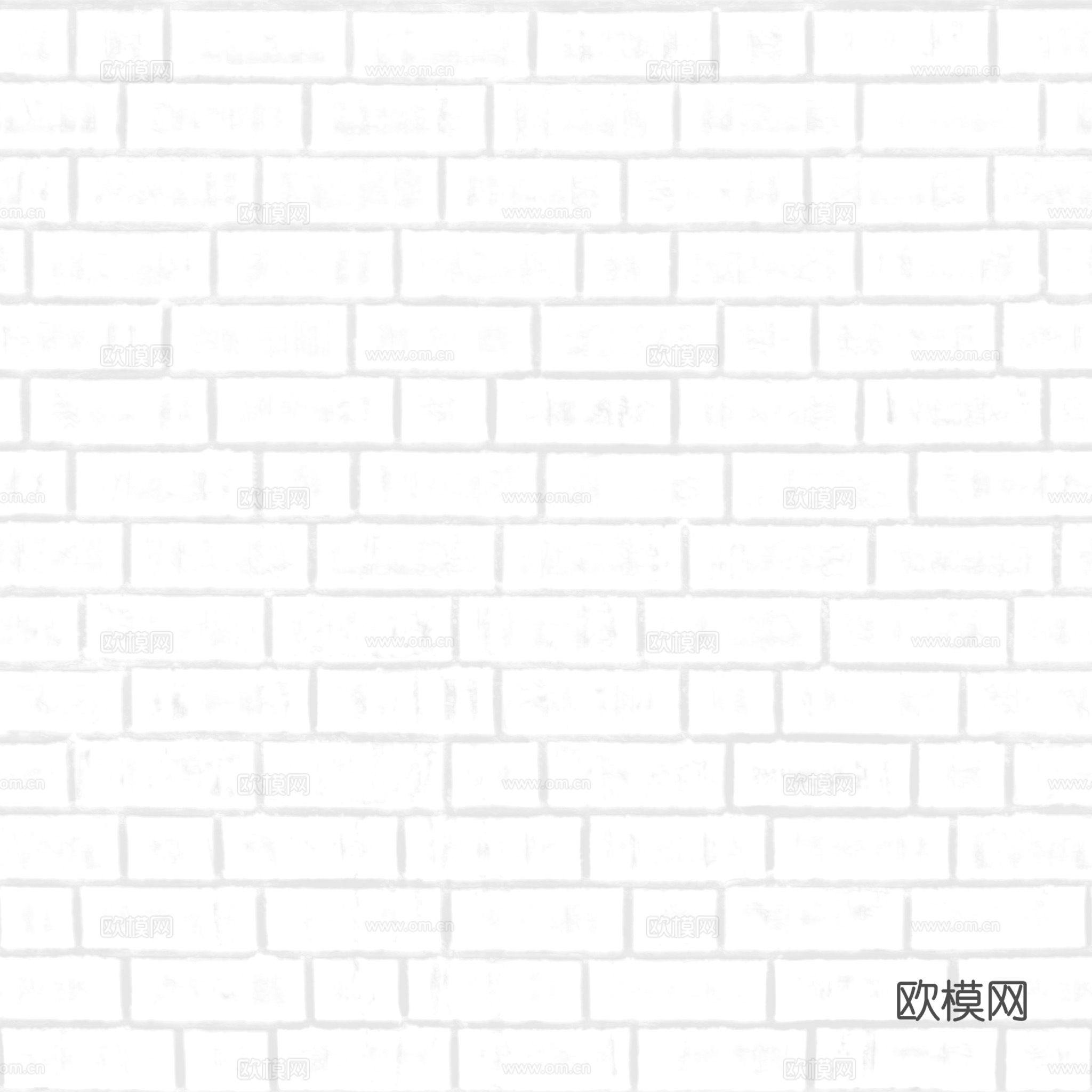 无缝红砖墙砖墙 PBR材质贴图 2k