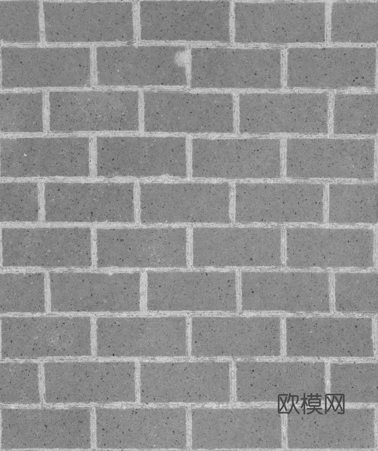无缝水泥砖地砖户外砖 PBR材质贴图 2k