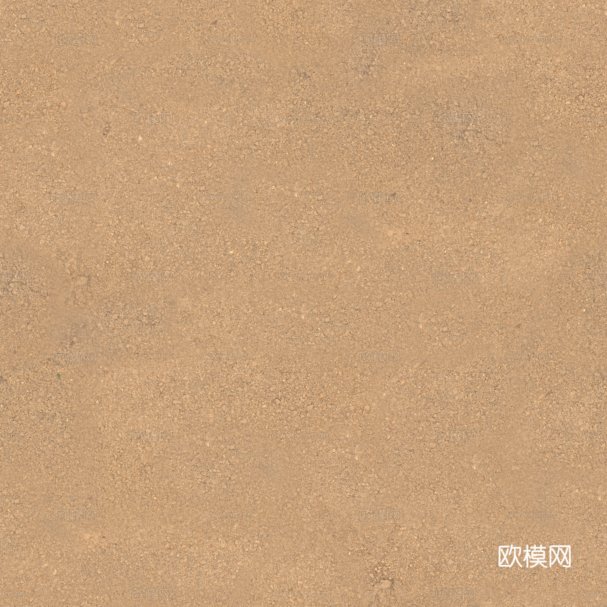 沙石地沙土地泥地土地自然地面地表 PBR材质贴图 2K