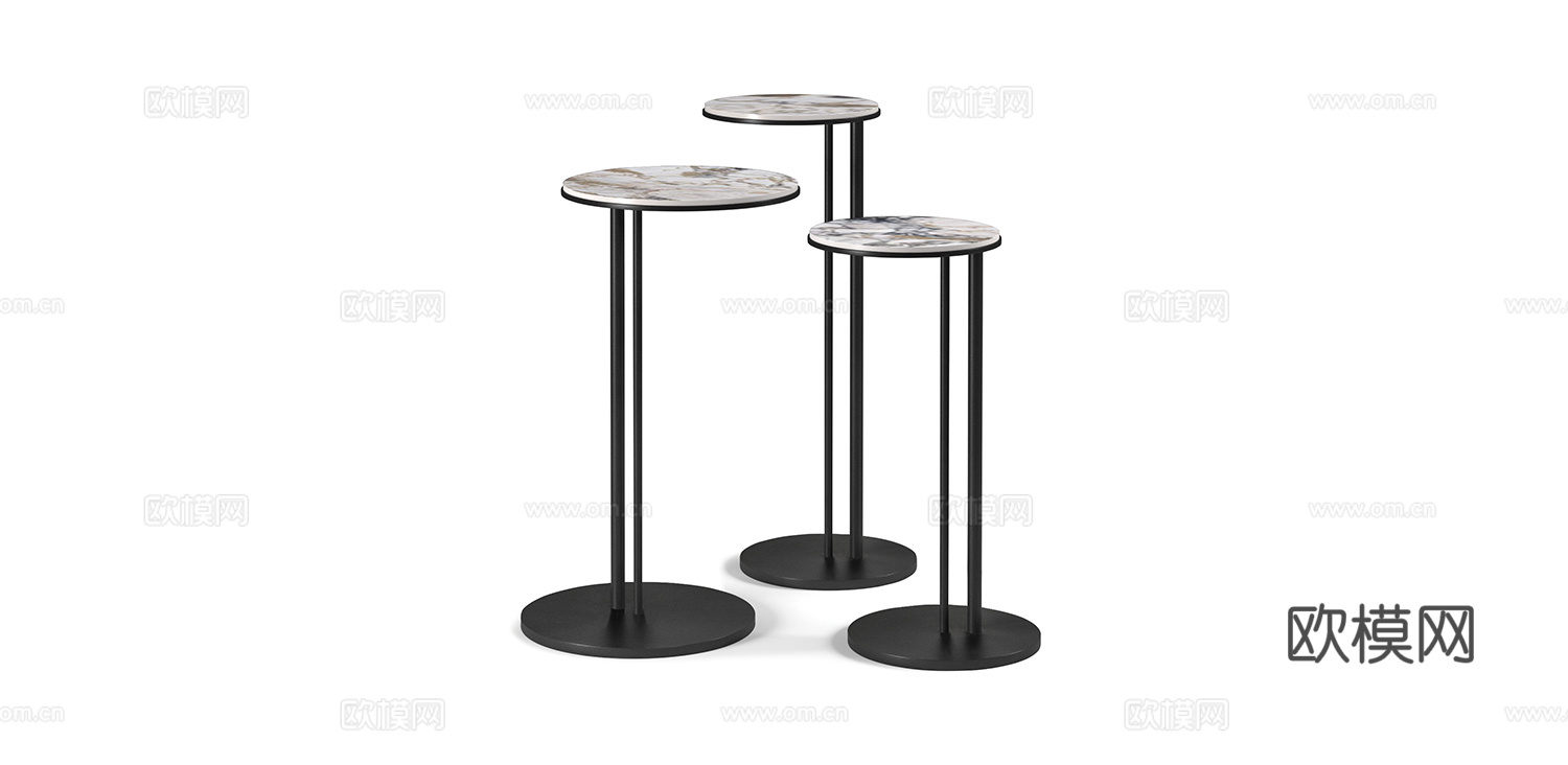 Cattelan Italia 意式边几 角几3d模型下载