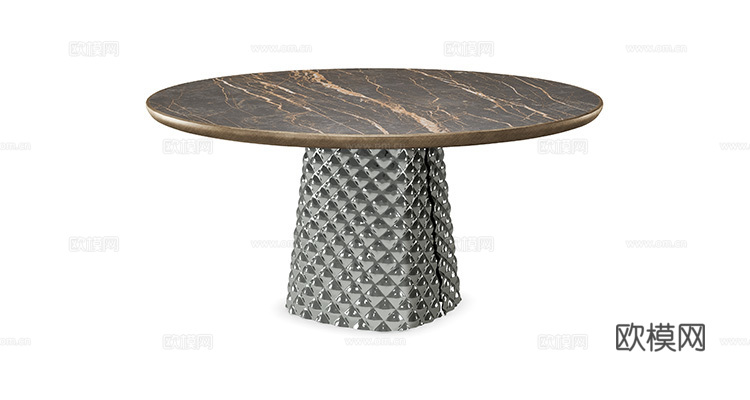 Cattelan Italia 意式圆餐桌3d模型下载（渲染图2）