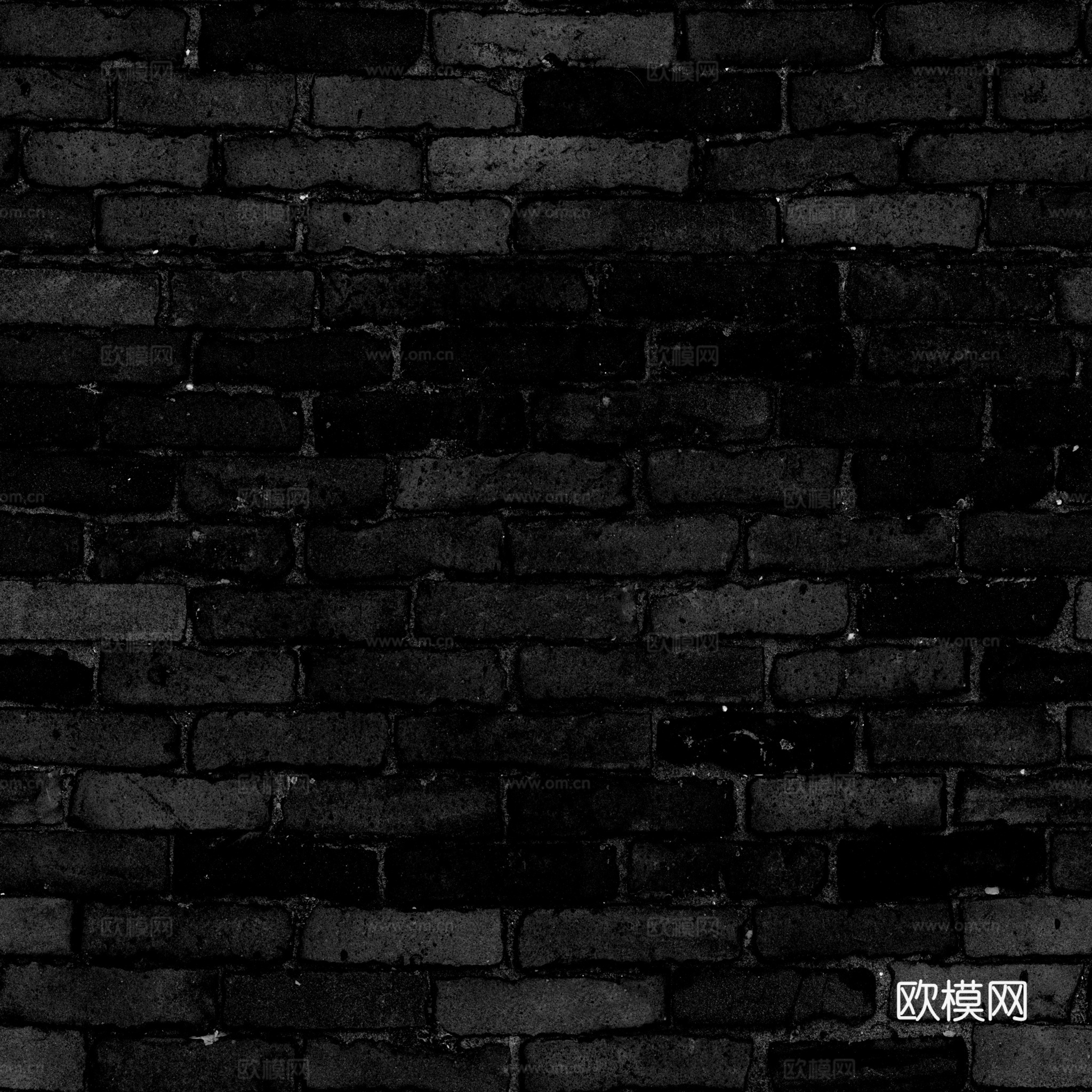 无缝老旧石砖水泥砖地砖户外砖 PBR材质贴图 2k