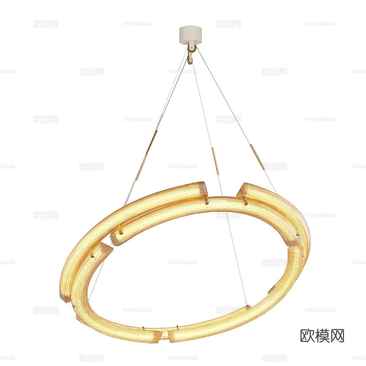现代Buitenhuis艺术吊灯3d模型