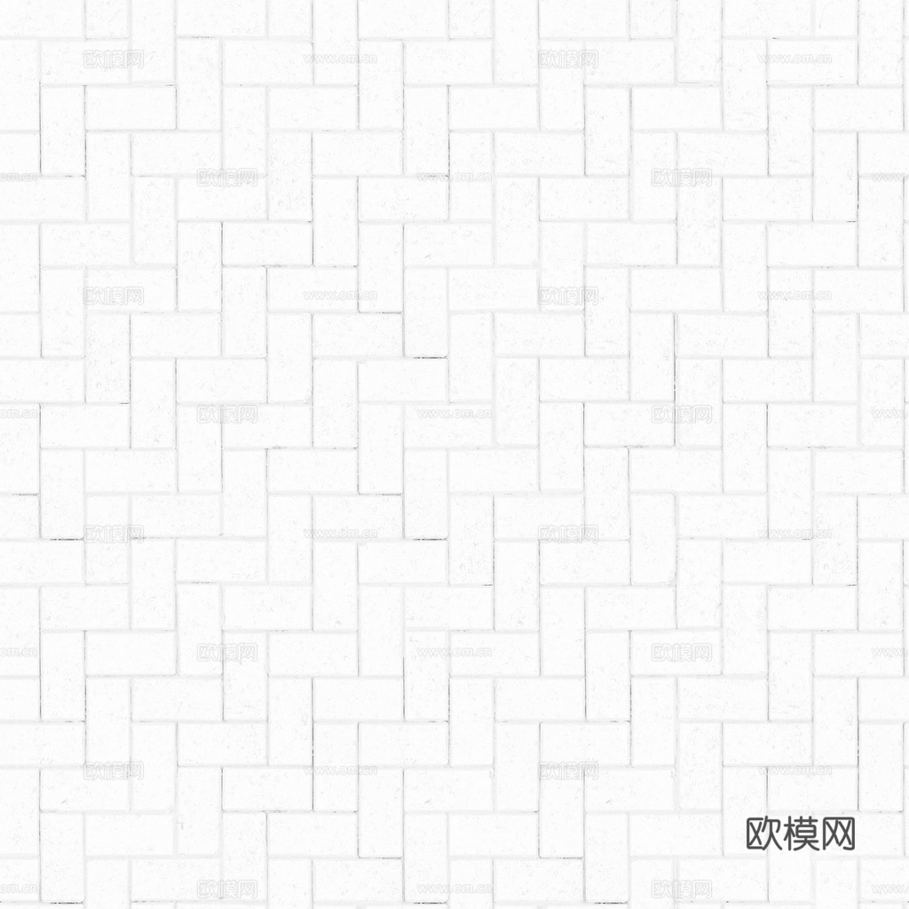 无缝土色水泥砖户外砖铺路石铺路砖 PBR材质贴图 1k