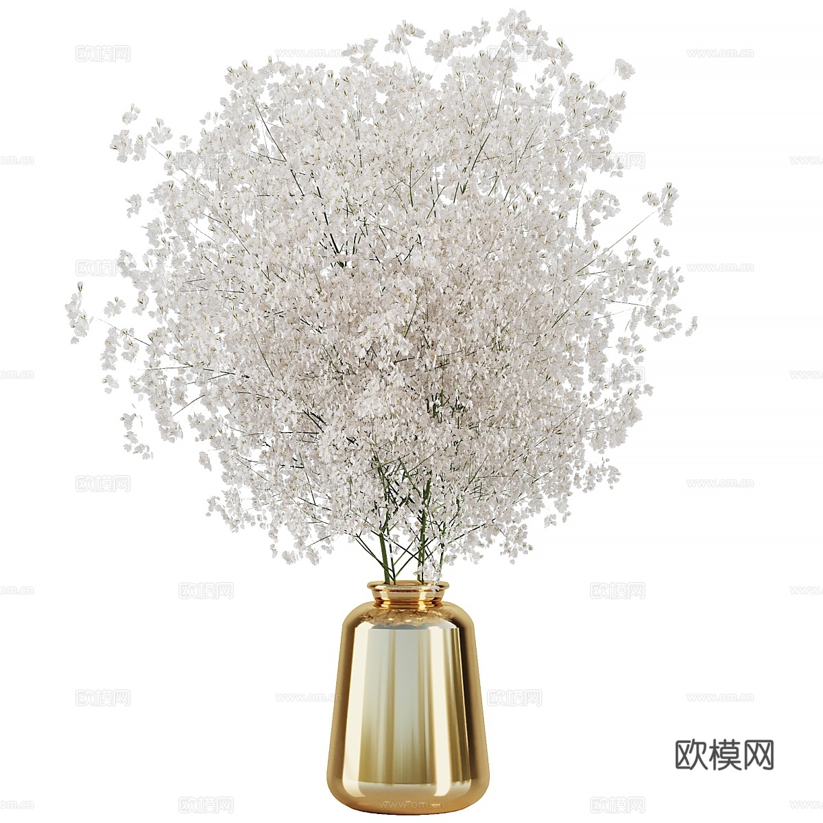 婴儿呼吸花束3d模型下载