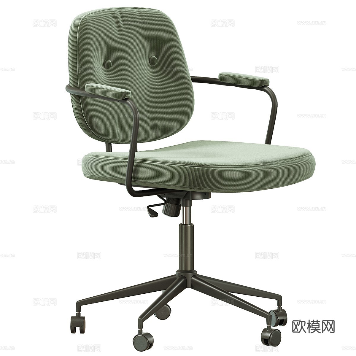 现代意式 Felipe 办公椅3d模型
