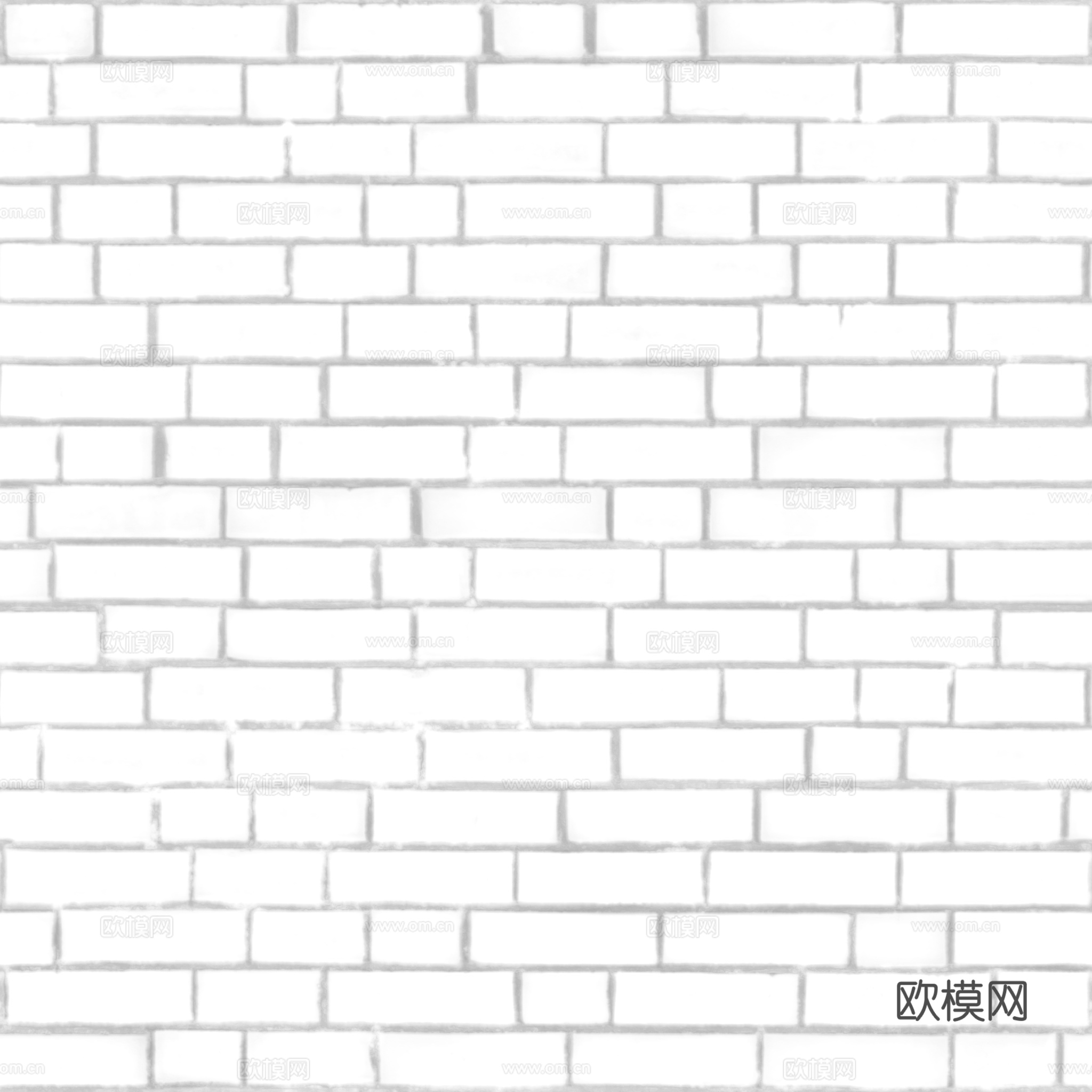 无缝红砖砖墙 PBR材质贴图 2k
