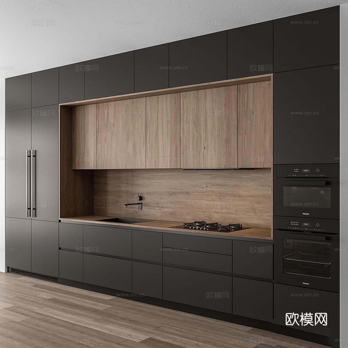 厨房橱柜3d模型下载