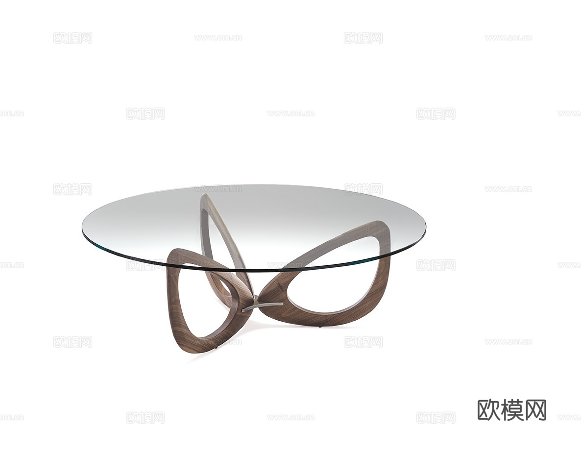 Cattelan Italia 意式玻璃茶几3d模型下载