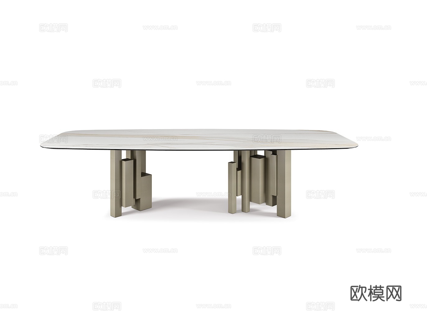 Cattelan Italia 意式餐桌3d模型下载（渲染图1）