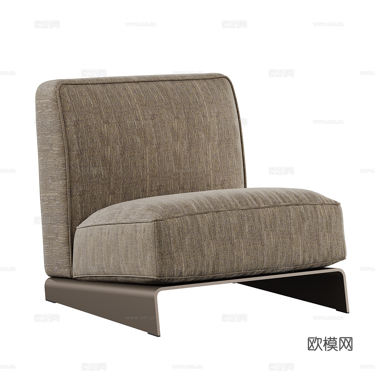 现代Desiree单人沙发3d模型