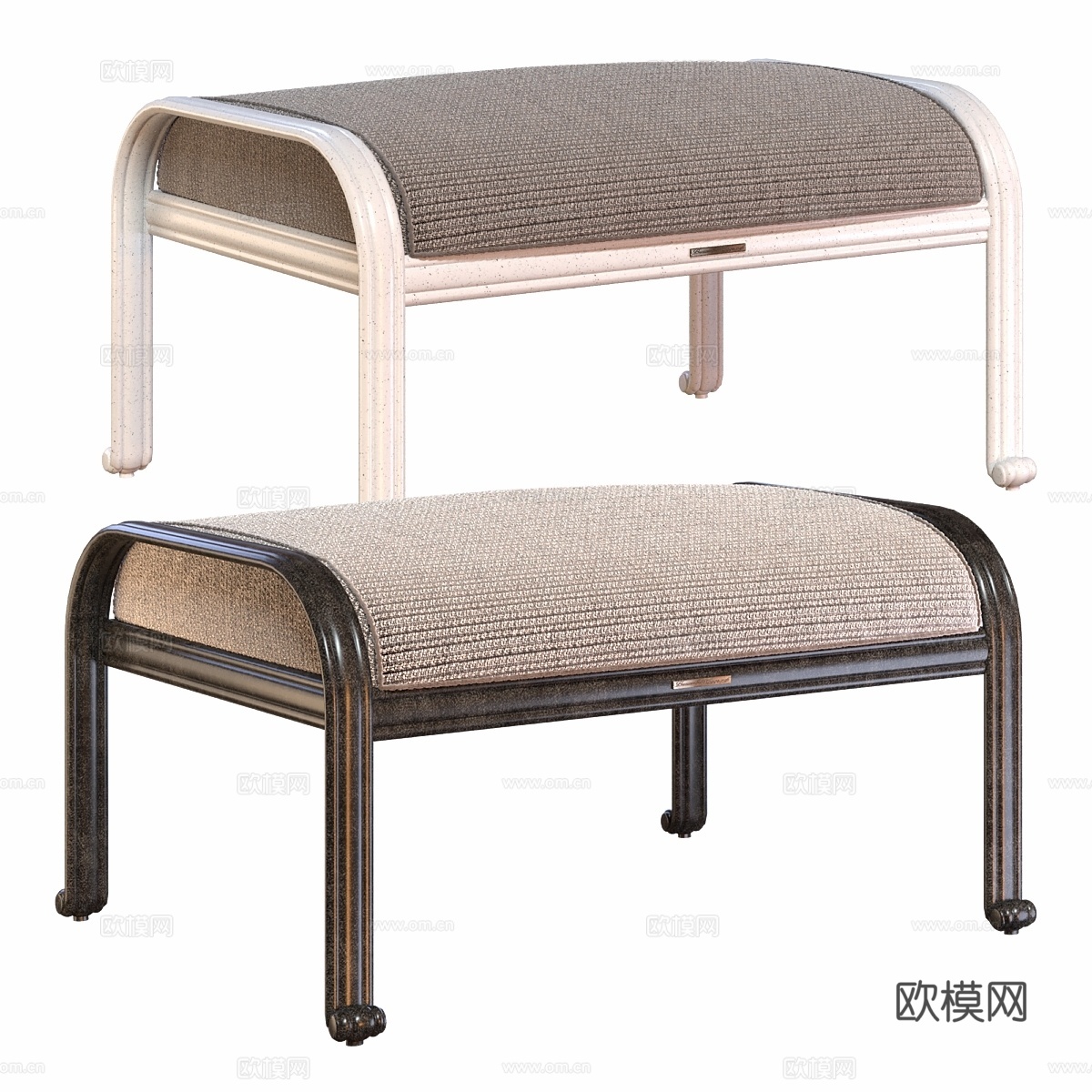 OM经典垫脚凳3d模型下载