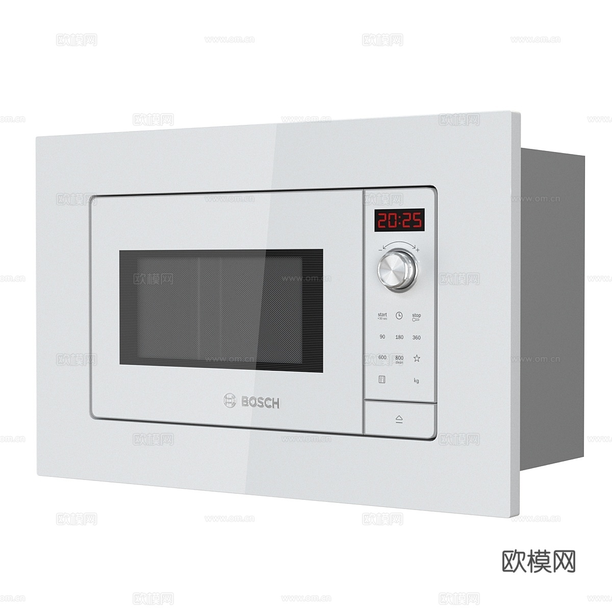博世微波炉3d模型