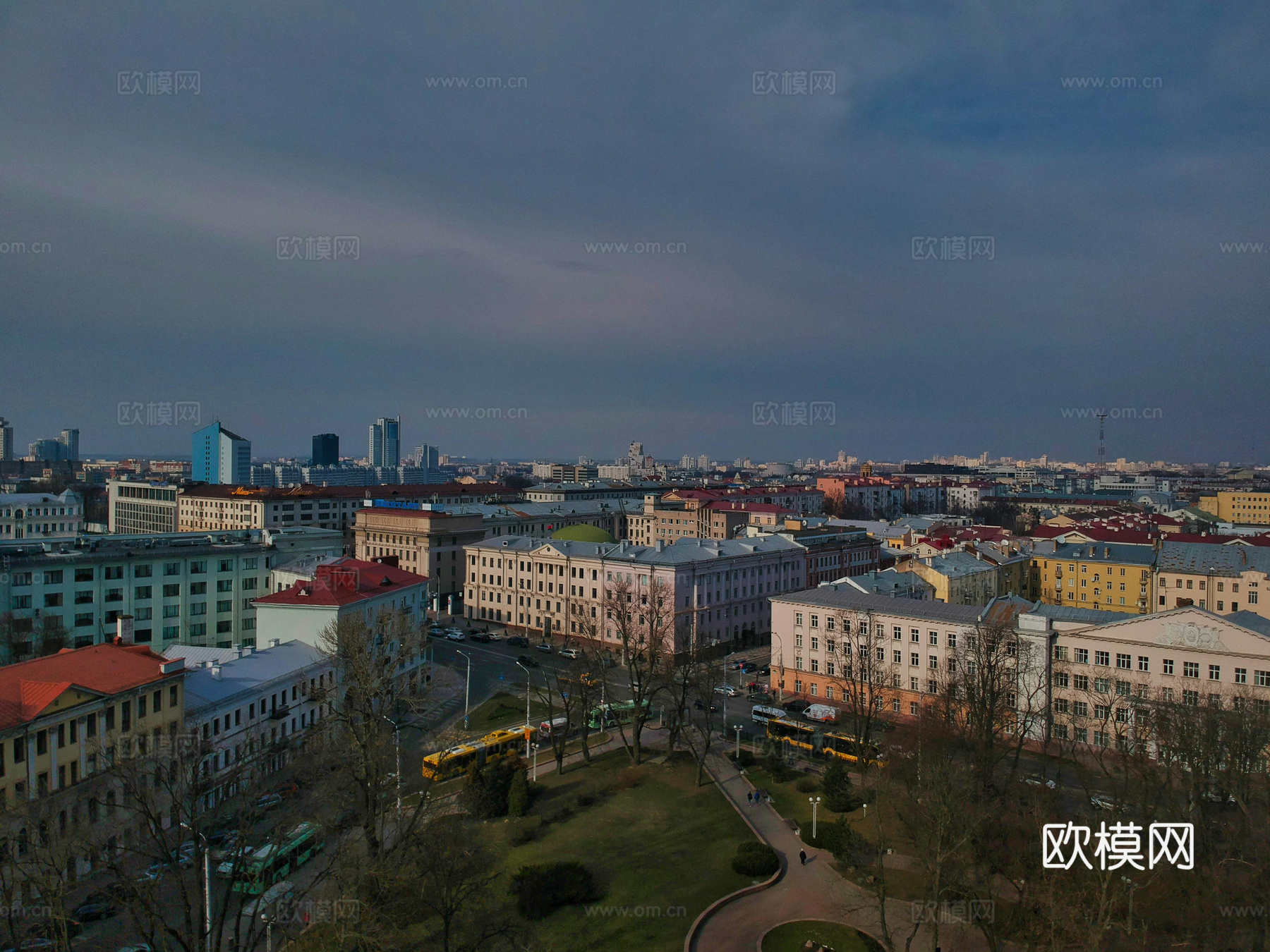 白天城市外景下载