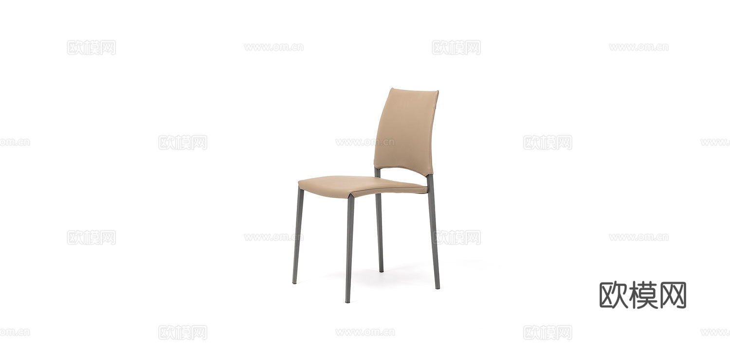 Cattelan Italia 意式餐椅3d模型下载（渲染图1）