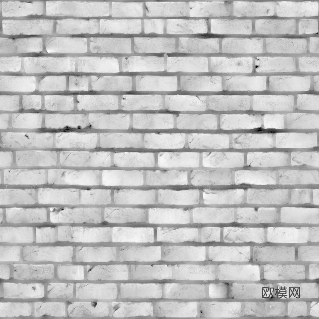 无缝红砖墙砖墙老旧砖墙 PBR材质贴图 1k