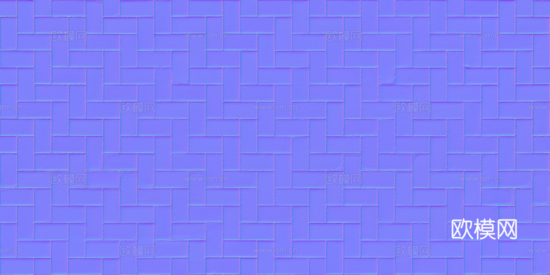 无缝青砖户外砖铺路石铺路砖 PBR材质贴图 2k