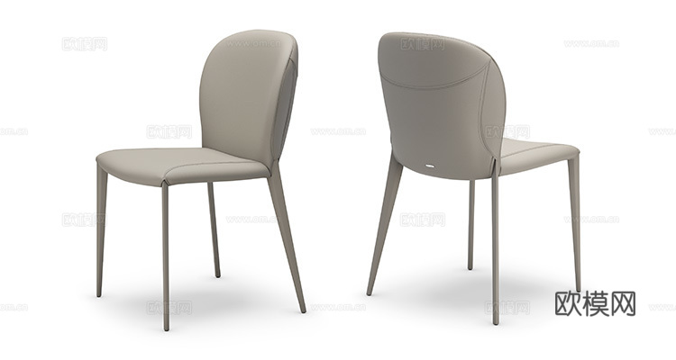 Cattelan Italia 意式餐椅3d模型下载（渲染图2）