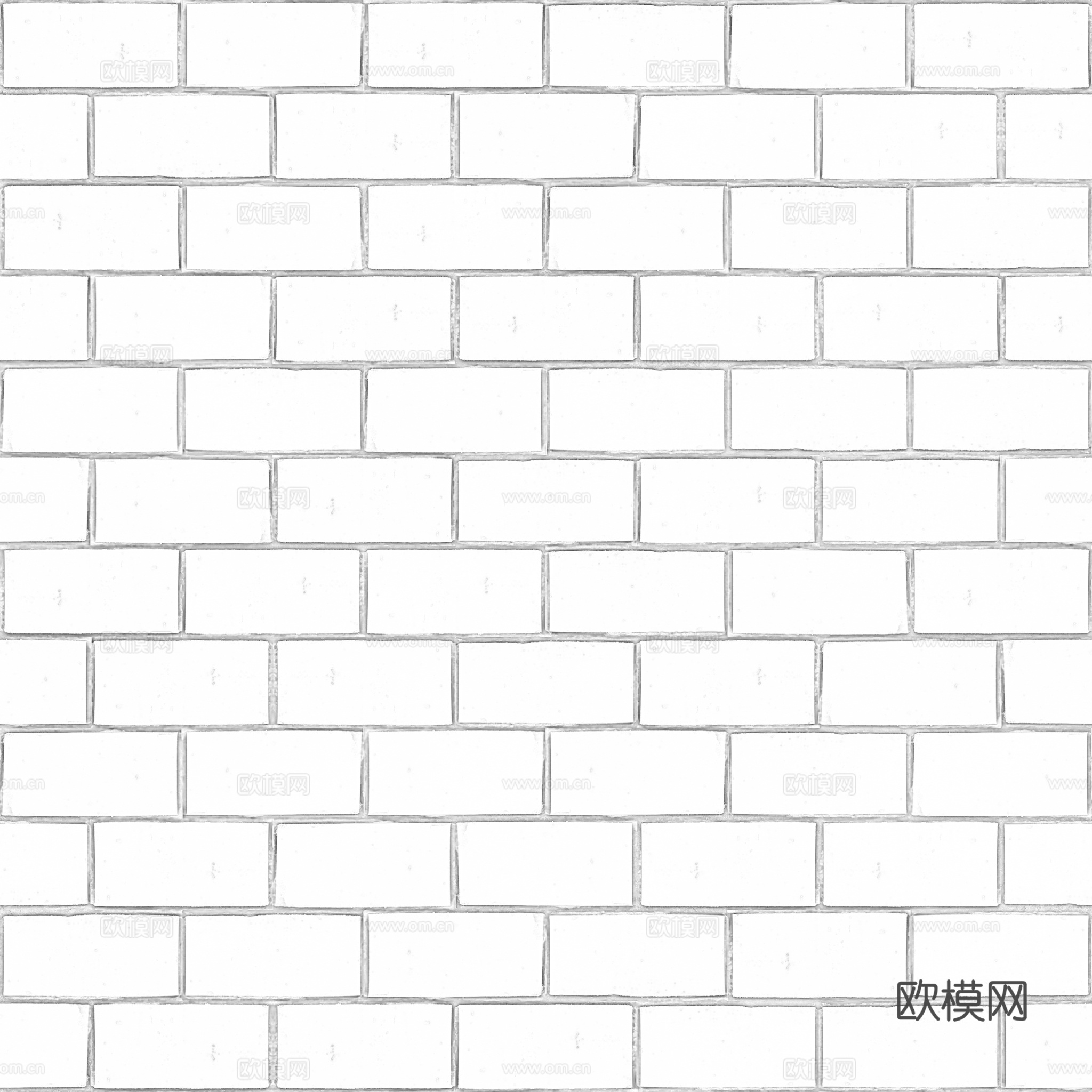 无缝老旧红砖砖墙砖地 PBR材质贴图 2k