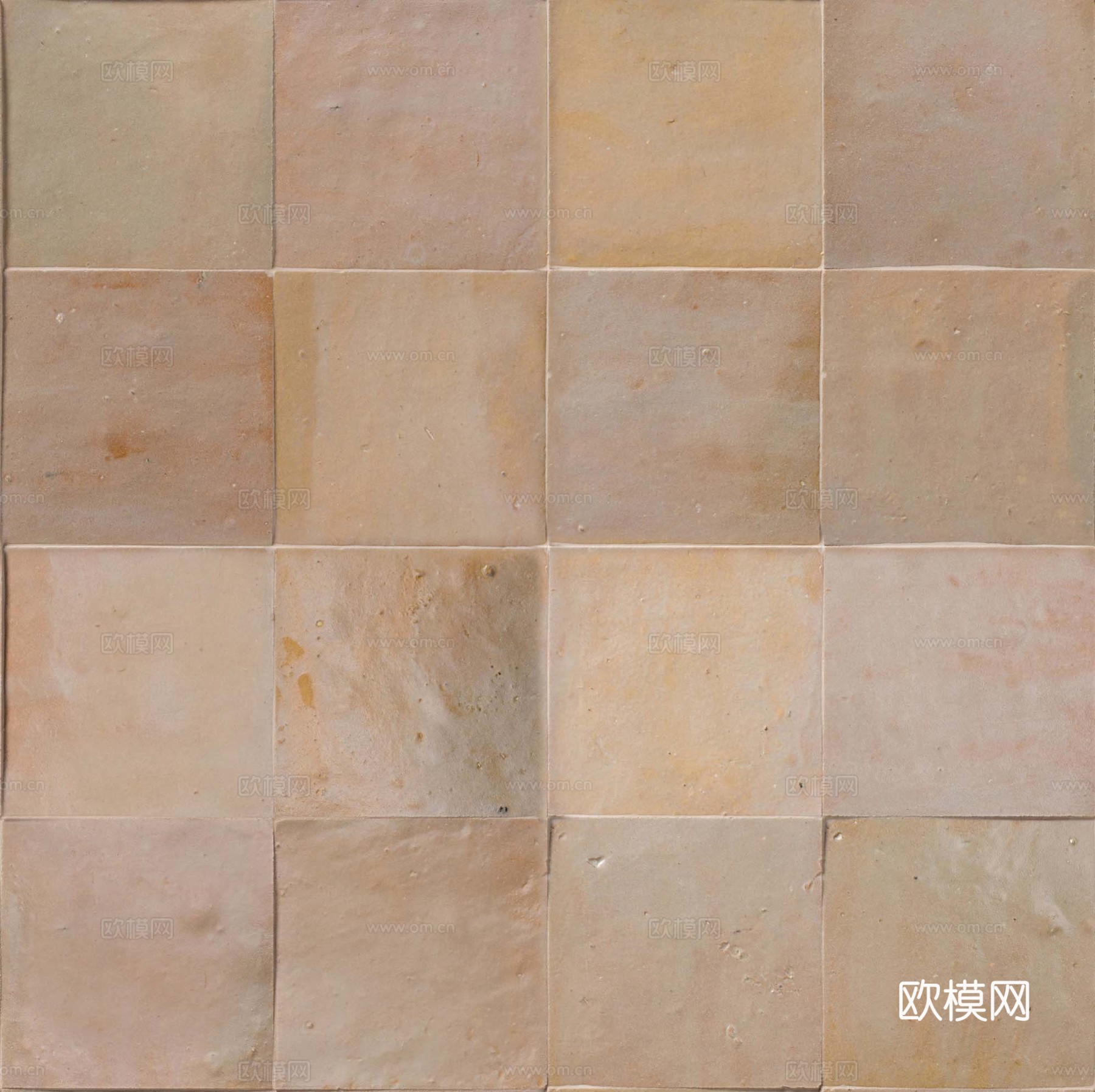 无缝摩洛哥手工瓷砖