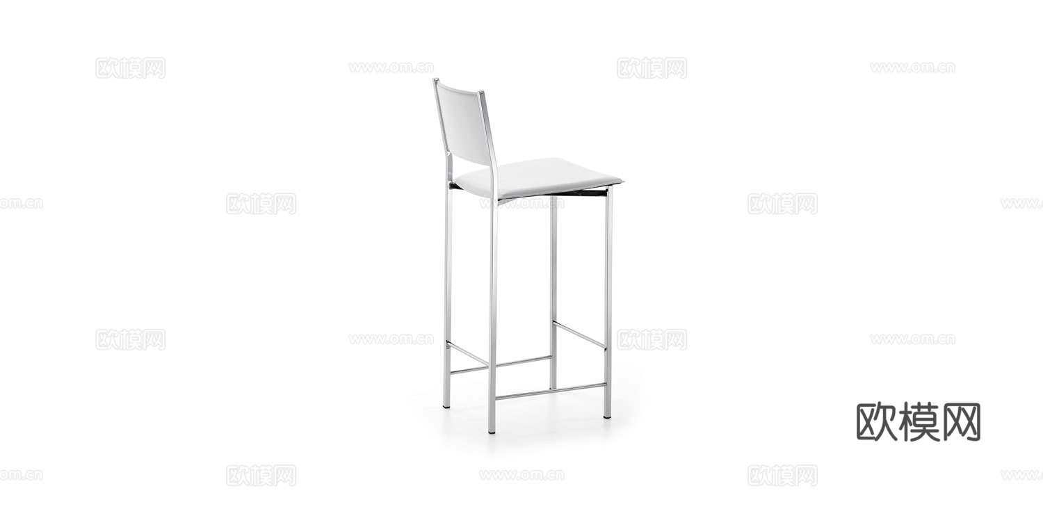 Cattelan Italia 意式吧椅3d模型下载（渲染图1）