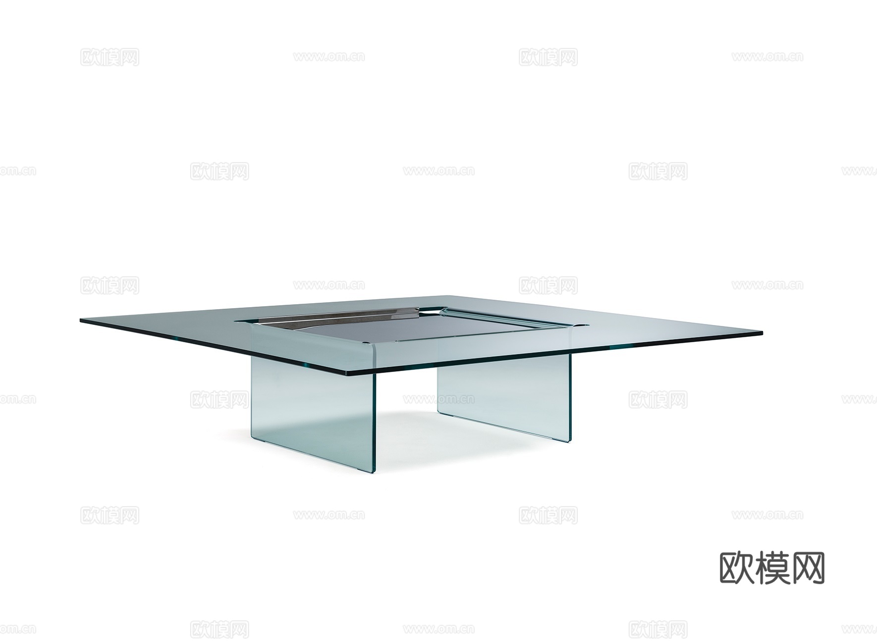 Cattelan Italia 意式玻璃茶几3d模型下载