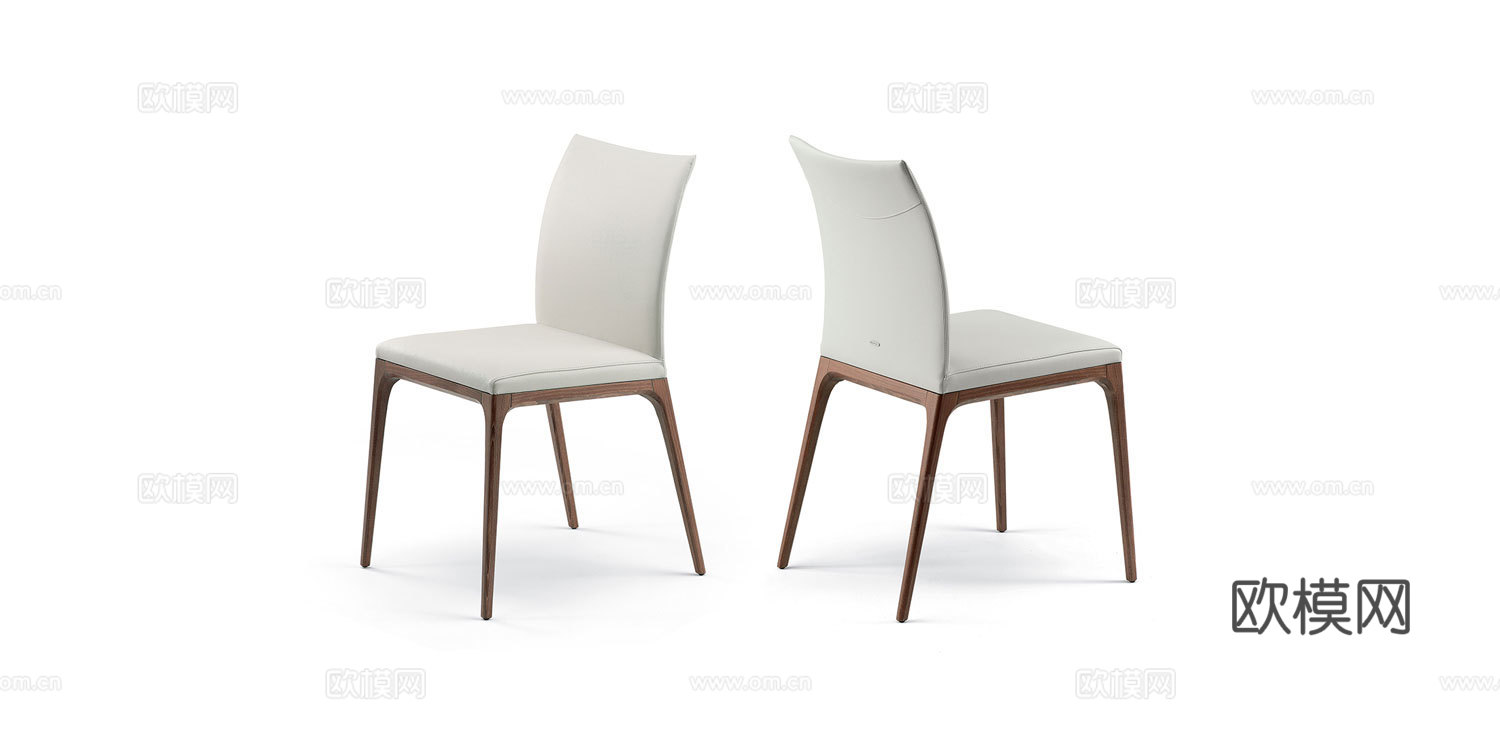 Cattelan Italia 餐椅3d模型下载（渲染图2）