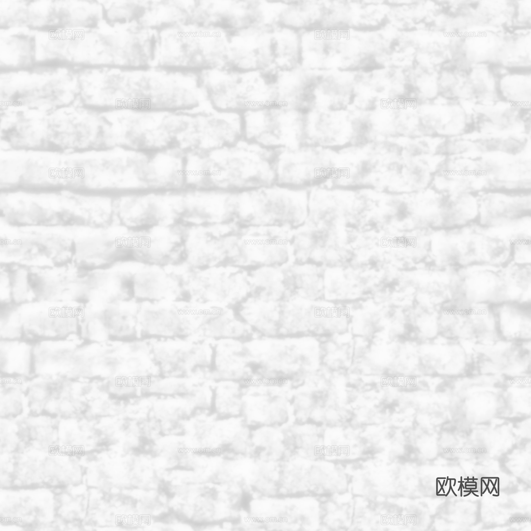 破旧红砖墙砖户外砖 PBR材质贴图 2k