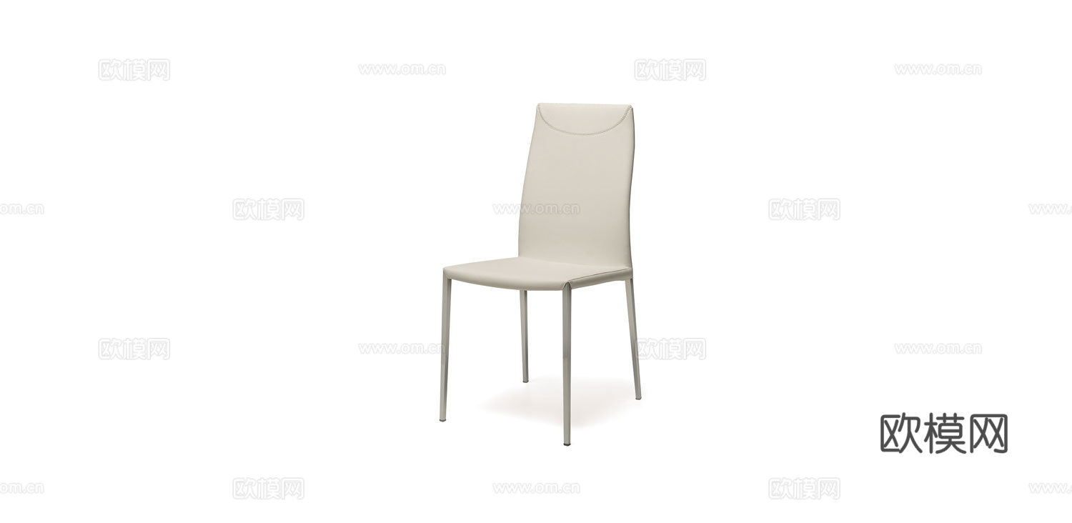 Cattelan Italia 意式餐椅3d模型下载（渲染图2）